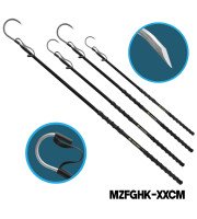 AQUA MARINE - Telescopic Aluminum Gaff Hook - 120cm (Stainless Steel Hook)